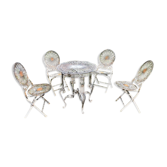 Old cast iron folding garden room