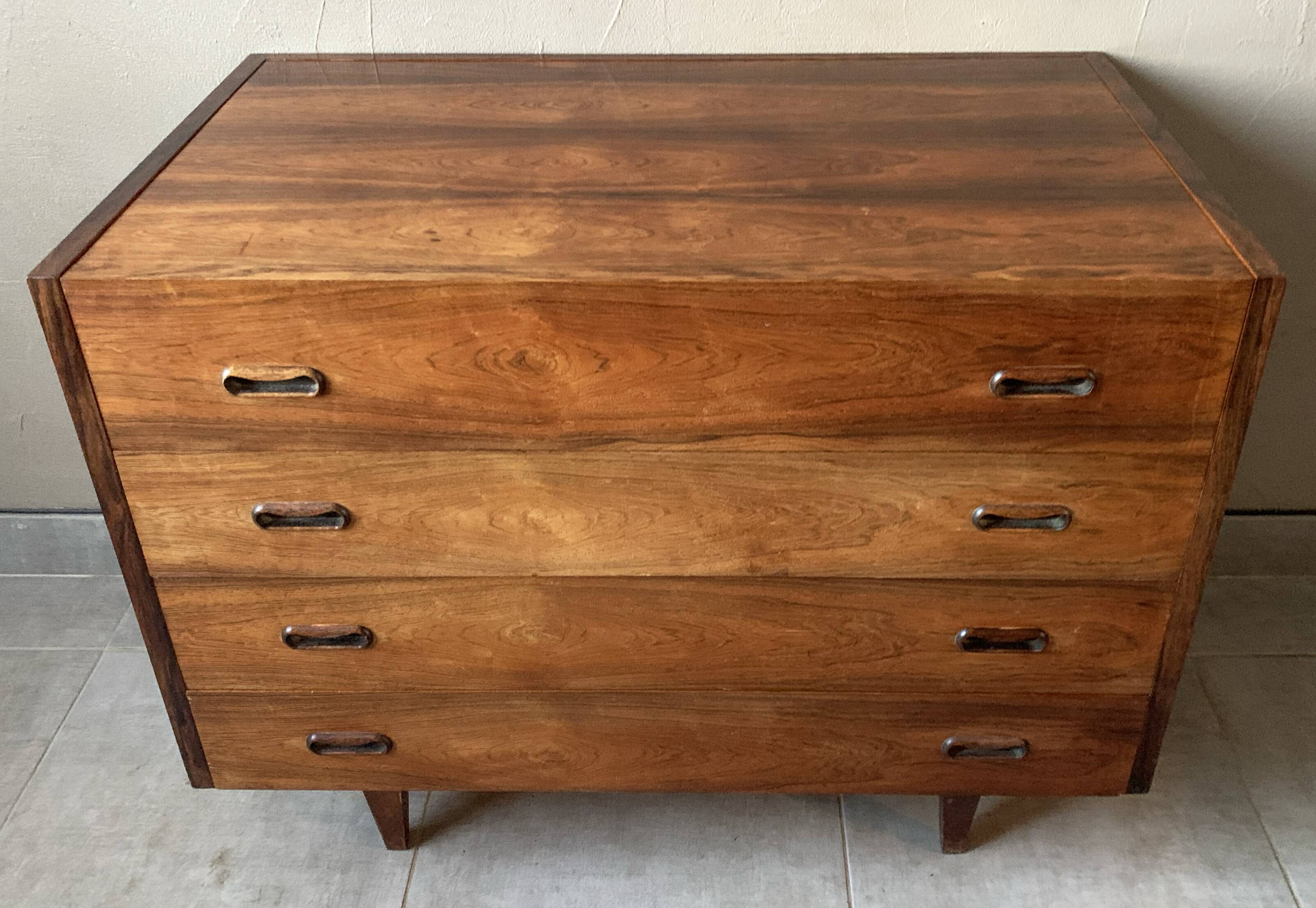 Vintage Scandinavian dressing table/dresser from the 60s in rosewood