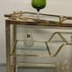 Vintage brass bar service