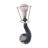 Pied de lampe vintage en céramique Vallauris