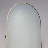 Italian console mirror, wood and glass