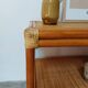 Commode rotin cannage vintage