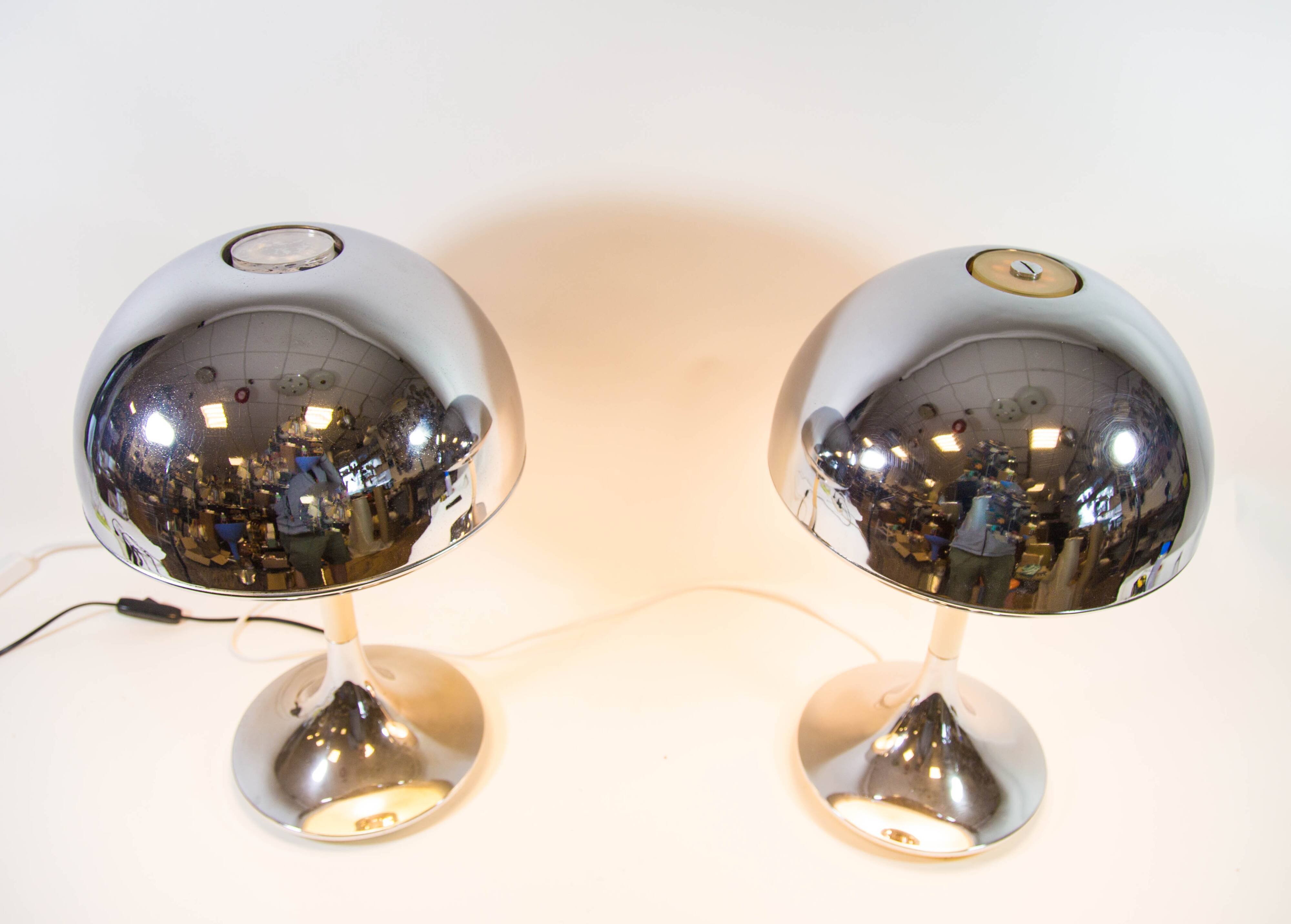 Space-age table lamp - Fase Madrid/Grin Luz - 2 available - vintage 60's