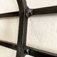 Wall-mounted coat rack with 12 hooks in handcrafted wrought iron