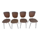 Lot 4 chaises 1960 Le Gal