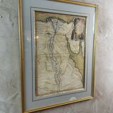 Map of Egypt 1762 under frame