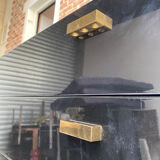 Black lacquered chest of drawers
