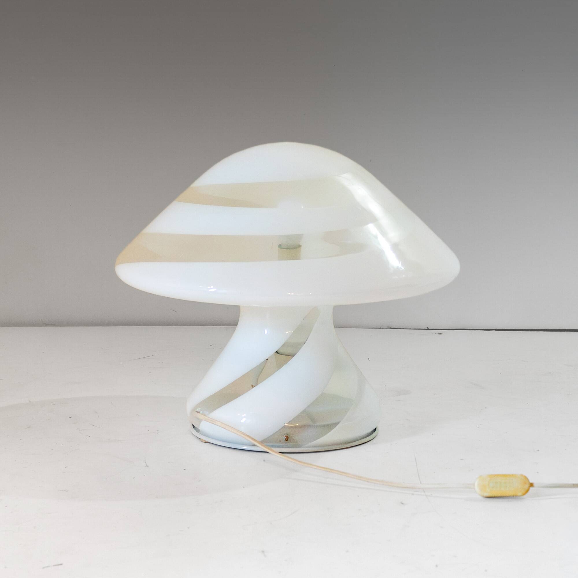 1970s Murano Glass Mushroom Table Lamp by Carlo Nason for Mazzega