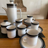 Japanese ceramic coffee set Arrow Stone