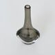 Nils Landberg black glass "Sommerso" vase Orrefors Sweden 1950