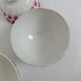 Facet bowl in the style of Moulin des Loups / St Amand