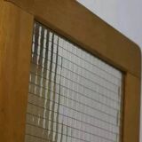 Wooden and glass magazine rack