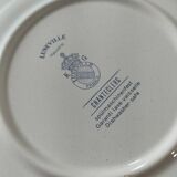 Trio of plates with rooster - Eastern earthenware