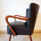 Black cocktail Chair with armrests