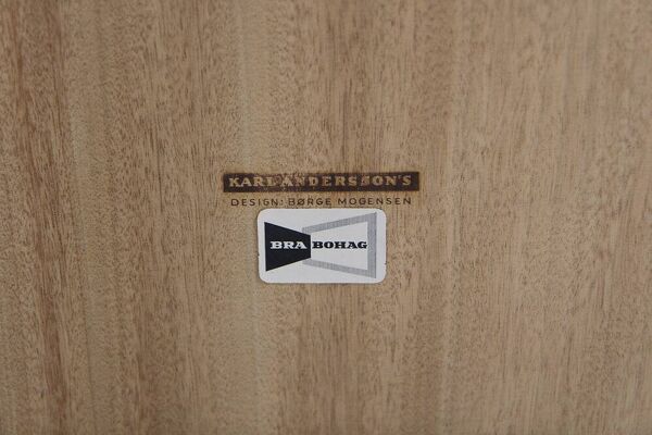 Bibliothèque scandinave en chêne ''öresund'', Børge Mogensen, Suède, 1960