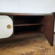 Vintage mid-century modern sideboard with rounded sides, germany 1960s