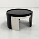 Set of 2 large reversible nesting tables by G. Frattini for Cassina, 70