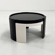 Set of 2 large reversible nesting tables by G. Frattini for Cassina, 70