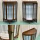 Chippendale English window in blond oak - 30s