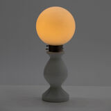 Glass Table Lamp by Polam, 1970s