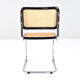 Set of Four Mid-Century Modern Italian Marcel Breuer B32 Cesca Chairs, 70s