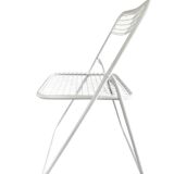 Metal folding chair