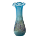 Modern Vintage Glass Vase Budveszel Gyula Hungary 1990s