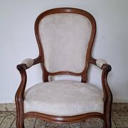 Fauteuil Cabriolet Louis-Philippe en Acajou – XIXe siècle