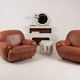 Italian Leather Lounge Chair