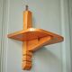 Wall wooden shelf, vintage wooden furniture, Art Deco wall shelf, interior decoration