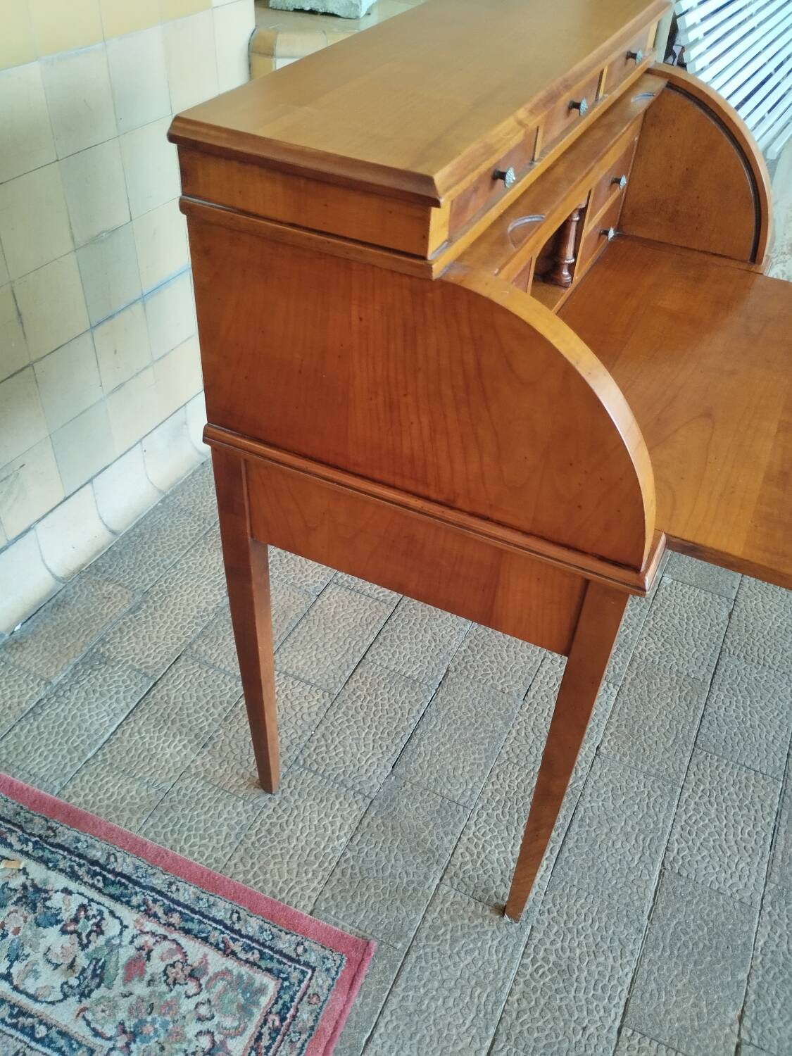 Antique cylindrical desk, Louis XVI style
