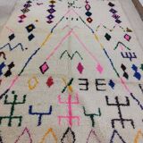 Handmade moroccan berber rug 260 x 157 cm