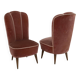 Nello Pini Mid-Century Modern Italian Velvet Reclining Armchair, Novarredo