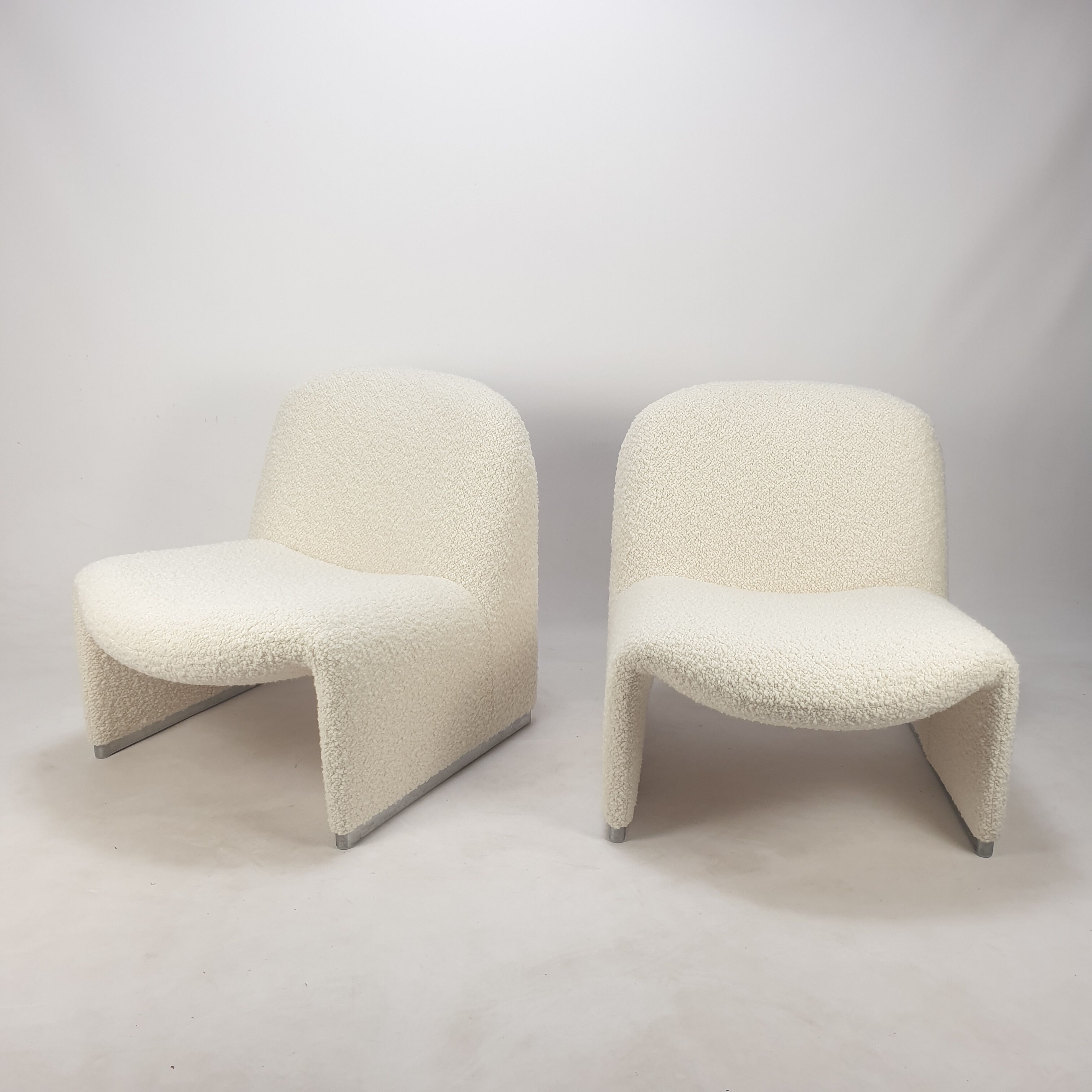 Set of 2 Alky Lounge Chairs by Giancarlo Piretti for Artifort, 1970s