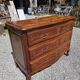 Curved commode in Louis XV style made of cherry wood.