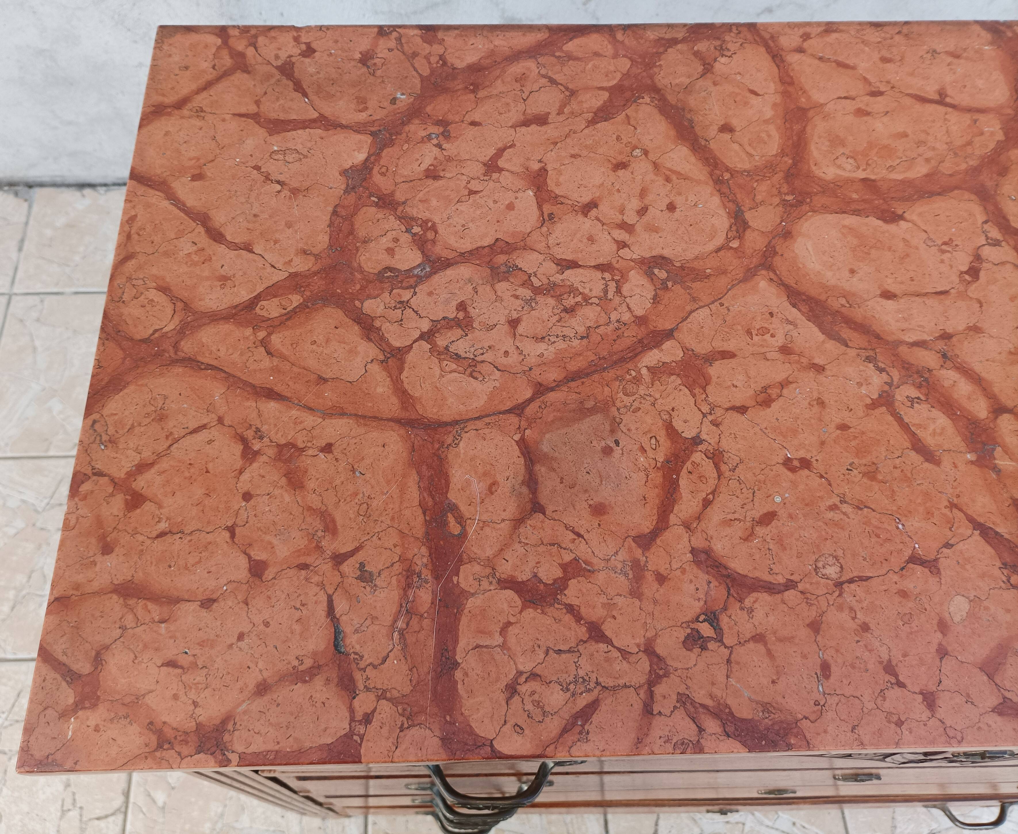 Art Deco walnut commode