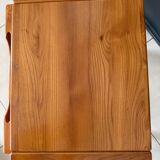 Solid elm bedside table – Maison Regain
