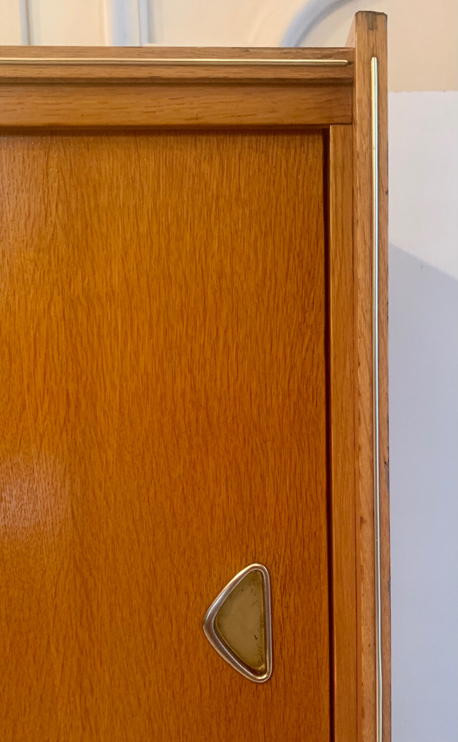 Vintage shoe cabinet feet compass