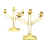 Pair of Art Deco candlesticks.