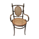 Fauteuil fischel 1920, bois courbé, estampillé