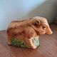 Terrine in Barbotine Michel Caugant. Boar shape.