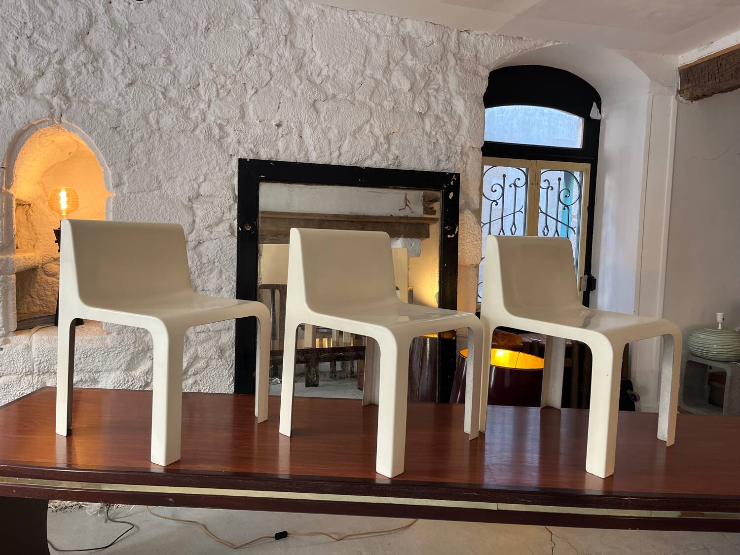 3 Chaises OZOO 600 de Marc Berthier pour Roche Bobois 1970