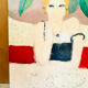 Woman's painting by Robert Delval