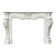Regency style fireplace in white Carrara marble, circa 1880