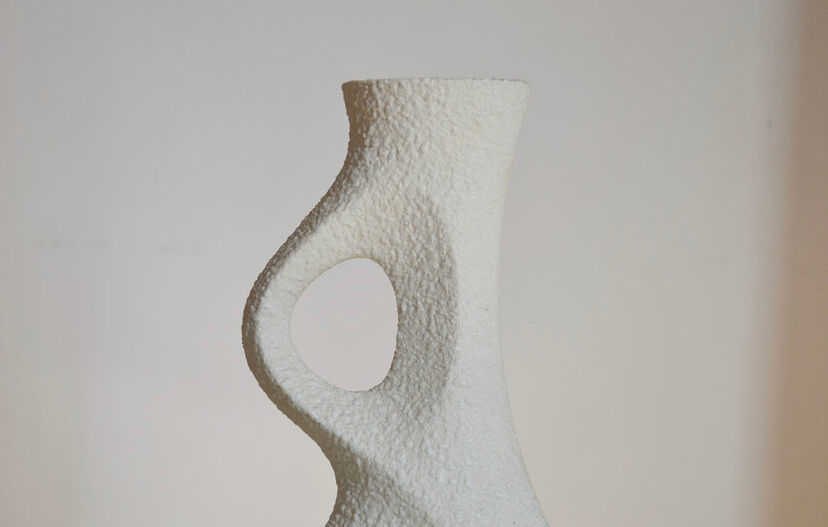 Design vase signed Sgrafo Modern in minimalist style