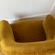 Toad armchair in gold velvet