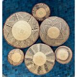 6 Zimbabwe Batonga wall baskets