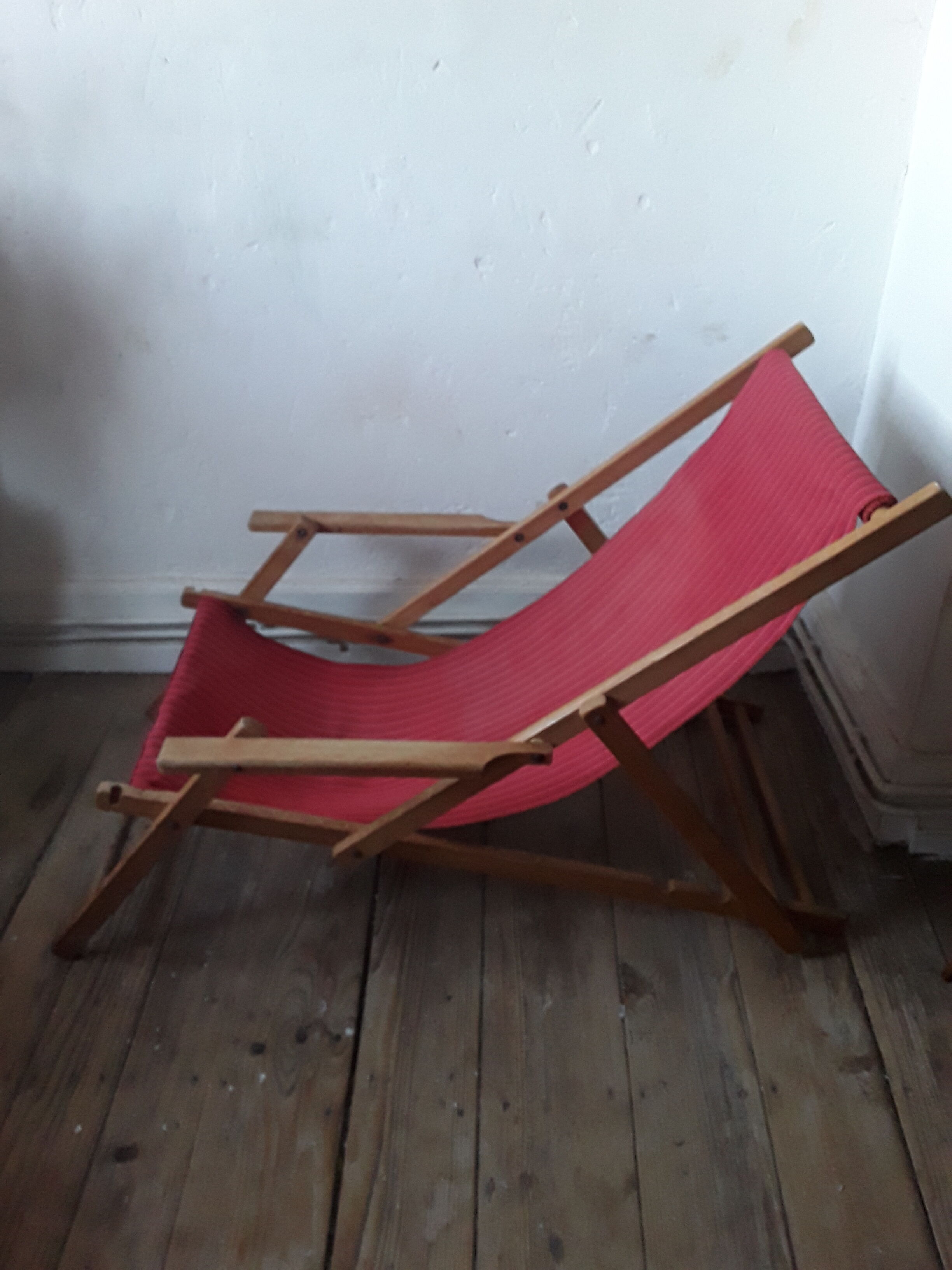 Paire de chaises longues vintages
