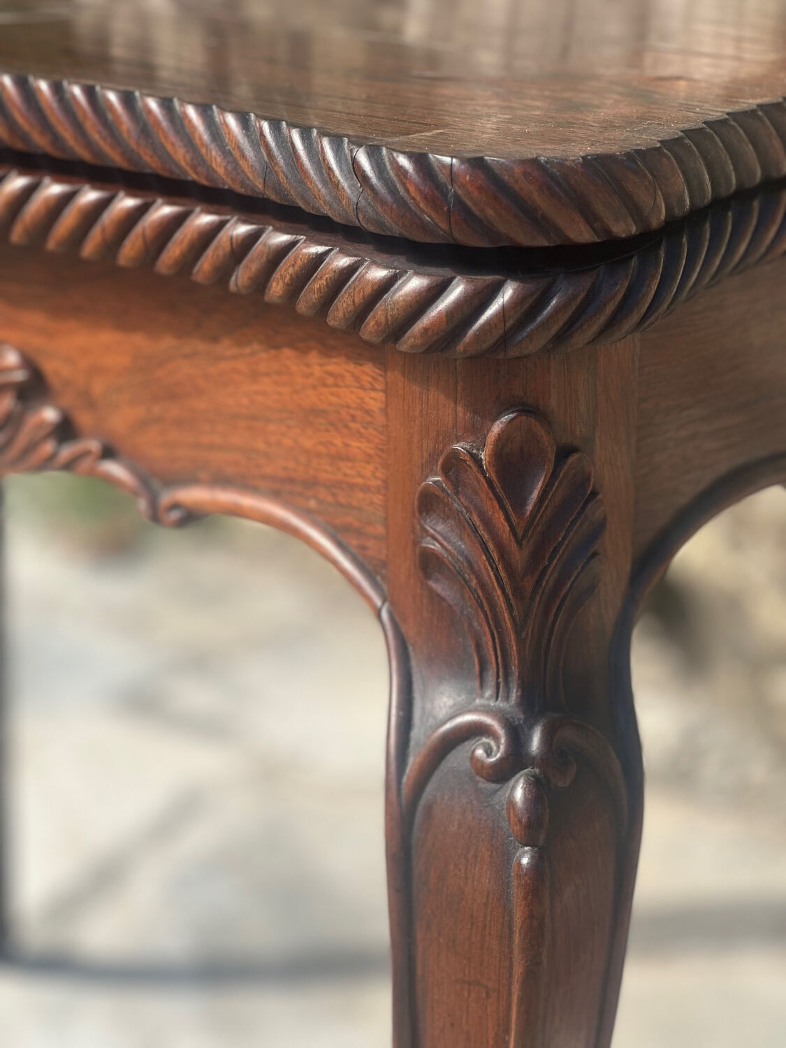 Louis XV style games table, 19th century