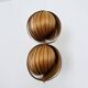 Wooden Double Moon Pendant Lamp